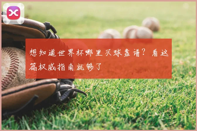 想知道世界杯哪里买球靠谱？看这篇权威指南就够了